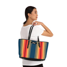 Load image into Gallery viewer, Blue Splash PU Leather Shoulder Bag
