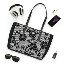 Load image into Gallery viewer, Sheer Flower PU Leather Shoulder Bag
