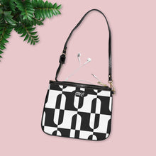 Load image into Gallery viewer, Black Hooks Small Shoulder Bag
