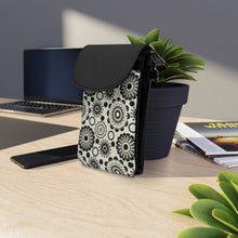 Load image into Gallery viewer, Just Flowered Small Cell Phone Wallet
