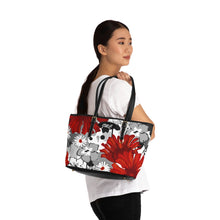Load image into Gallery viewer, One Big Red Flower PU Leather Shoulder Bag
