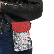 Load image into Gallery viewer, Red Snake Small Cell Phone Wallet
