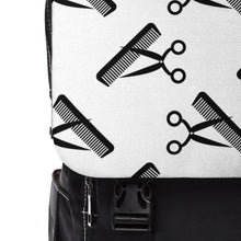 Load image into Gallery viewer, Scissors &amp; a Comb Unisex Casual Shoulder Backpack
