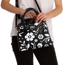 Load image into Gallery viewer, Traveling White Flowers Shoulder Handbag
