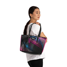 Load image into Gallery viewer, Rainbow Purple PU Leather Shoulder Bag
