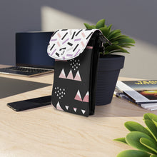 Load image into Gallery viewer, Pink Confetti Small Cell Phone Wallet
