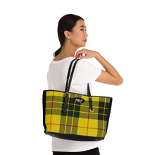 Load image into Gallery viewer, Yellow Perfect Plaid PU Leather Shoulder Bag

