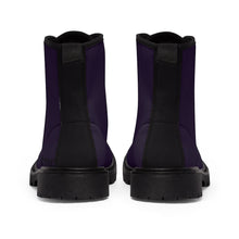 Load image into Gallery viewer, Purple Plum Men's/Youth Canvas Boots
