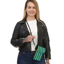 Load image into Gallery viewer, Yellow Diamond Small Cell Phone Wallet
