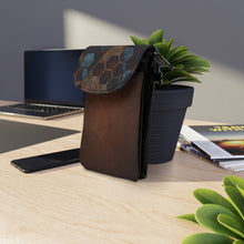 Load image into Gallery viewer, Cleaver Brown Small Cell Phone Wallet
