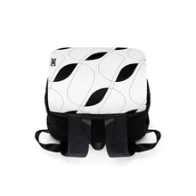 Load image into Gallery viewer, White Leaf Unisex Casual Shoulder Backpack

