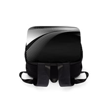 Load image into Gallery viewer, Swirl Silver Unisex Casual Shoulder Backpack
