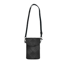 Load image into Gallery viewer, Black Scuffle Small Cell Phone Wallet
