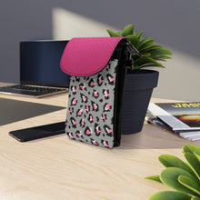 Load image into Gallery viewer, Pink Leopard Small Cell Phone Wallet
