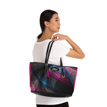 Load image into Gallery viewer, Rainbow Purple PU Leather Shoulder Bag
