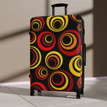 Load image into Gallery viewer, Red Circles Suitcases
