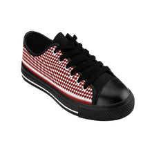Load image into Gallery viewer, Red Checks Women's/Youth Sneakers
