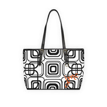Load image into Gallery viewer, Sacred Squares PU Leather Shoulder Bag
