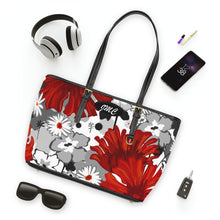 Load image into Gallery viewer, One Big Red Flower PU Leather Shoulder Bag
